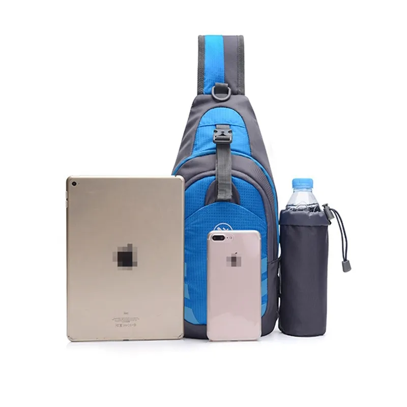 Sling Bag with Water Bottle Holder Crossbody Daypack for 