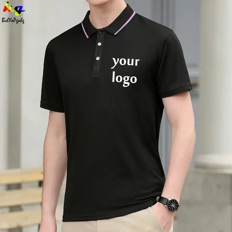 Mens Short Sleeve Polo Shirt Anpassning Design Men and Women Casual Work Advertising Polo Shirts 220609