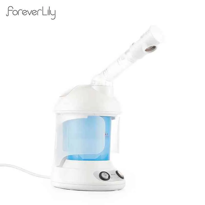 Vapor facial com 360 ° Nano bico de nano pele quente hidratante atomizador aromaterapia Ozônio desinfecção de umidificador de ar 220505