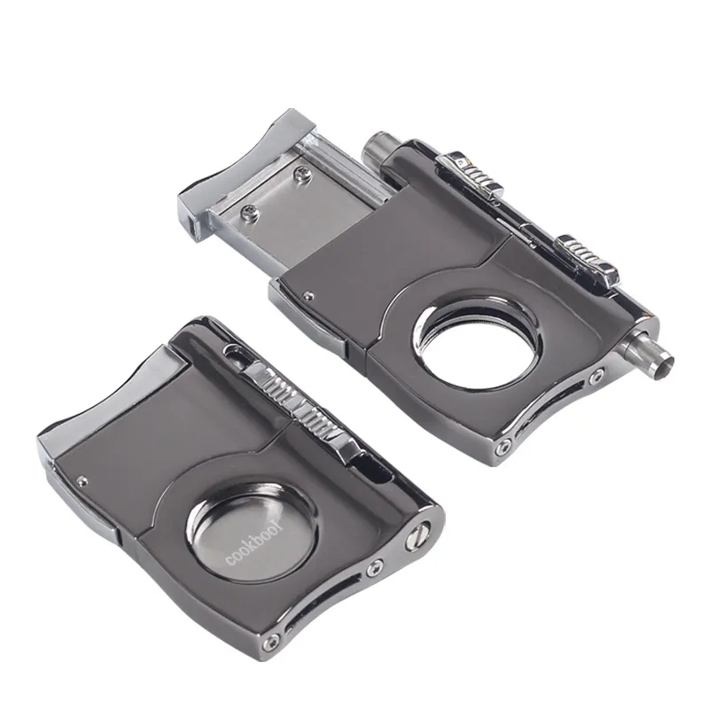 factory supply cigar scissors Stainless steel cigar cutter puncher