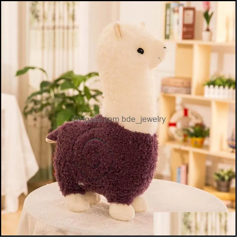 stuffed animal 28cm/11 inches alpaca soft plush toys kawaii cute for kids christmas present 6 colors