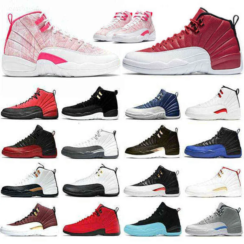 Hombres para mujer Jumpman12 Zapatos al aire libre 12s Twist Ice Cream Dark Concord Court Purple Gym Red White Flint Starfish Bordeaux Wings Playoffs