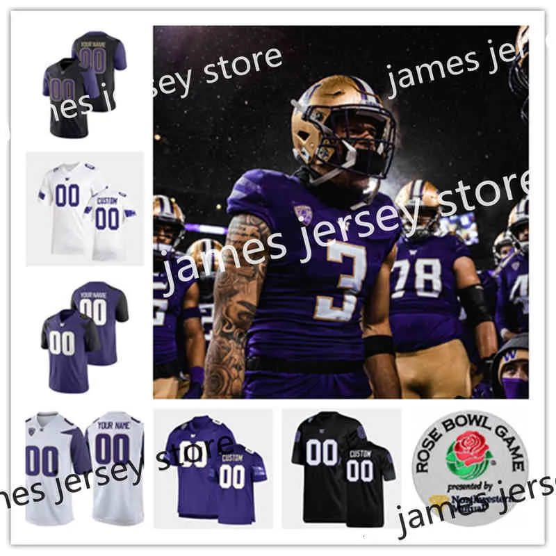 Xflsp Mens Custom College Washington Huskies Football Jersey 28 Vincent Nunley 24 Kamari Pleasant 49 Caden Jumper 55 Ryan Bowman 65 Samuel Peacock 56