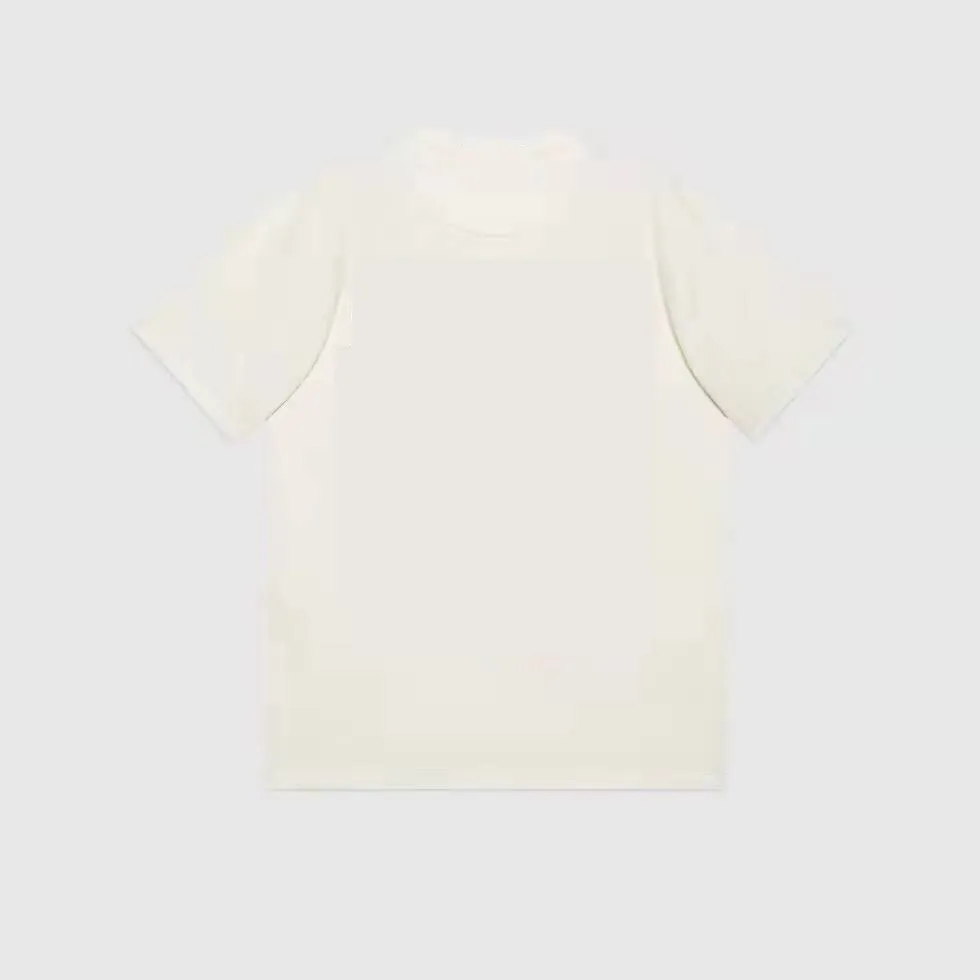 22SS män designers plus t shirt tee brev broderi kort ärm man besättning nacke paris streetwear svart grå xinxinbuy m-2xl