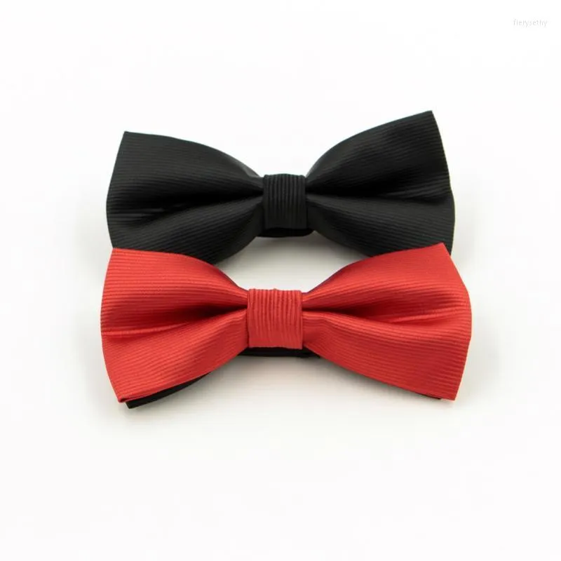 High Quality Striped Bow Ties Kmart For Gentlemen Formal Cravat With Black And Red Butterfly