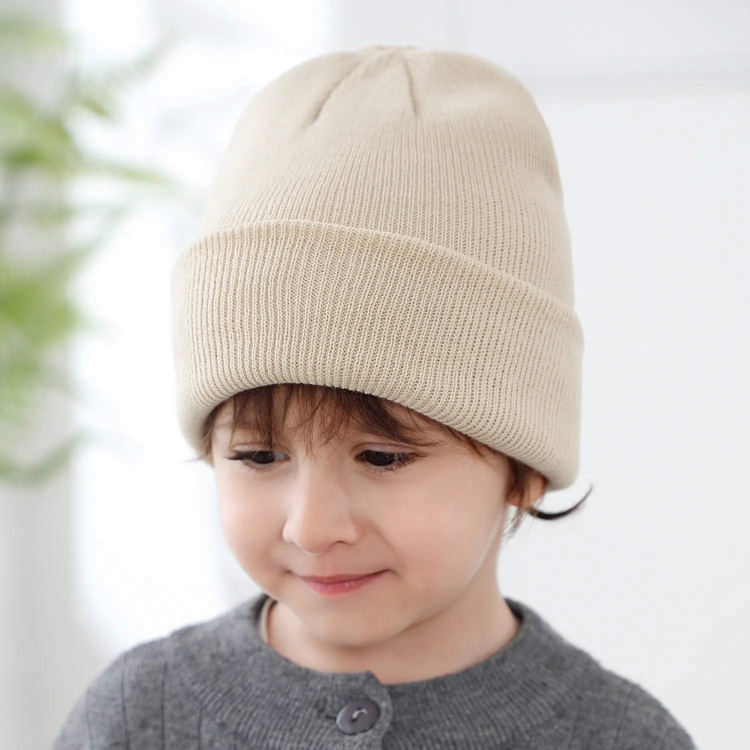 M479 Autumn Winter sp￤dbarn baby barn stickad hatt skalle kepsar barn stickande m￶ssa hattar