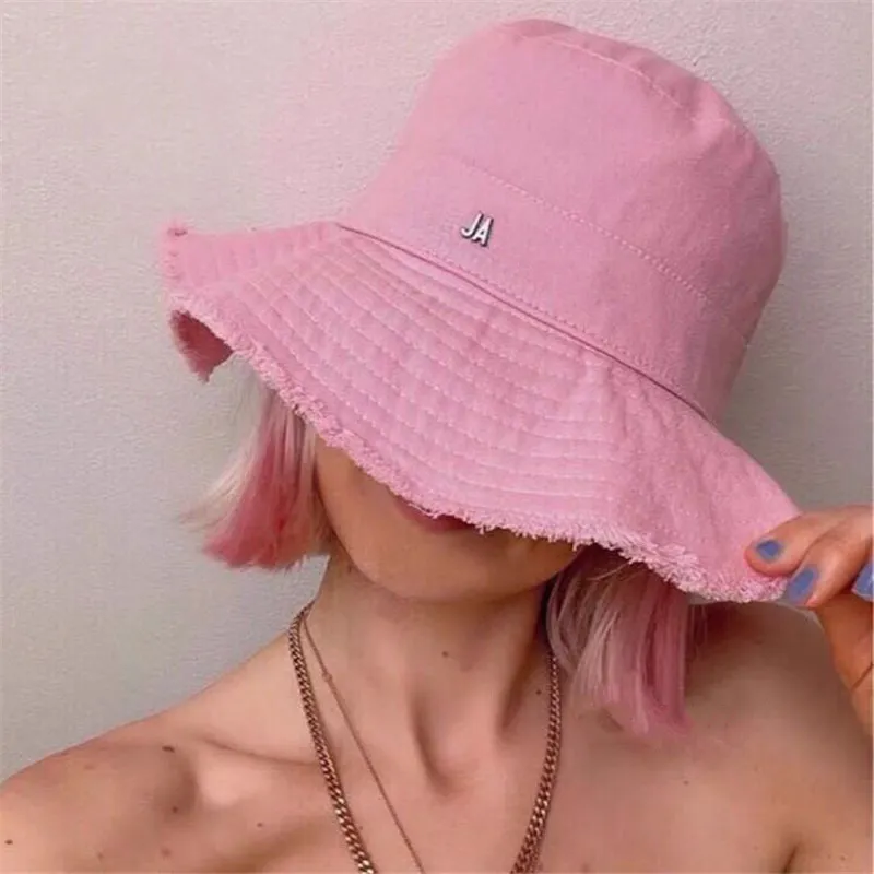 Women Wide Brim Hats Designer Summer Bucket Hat Men Fashion Street Caps 8 Colors Sun Protection