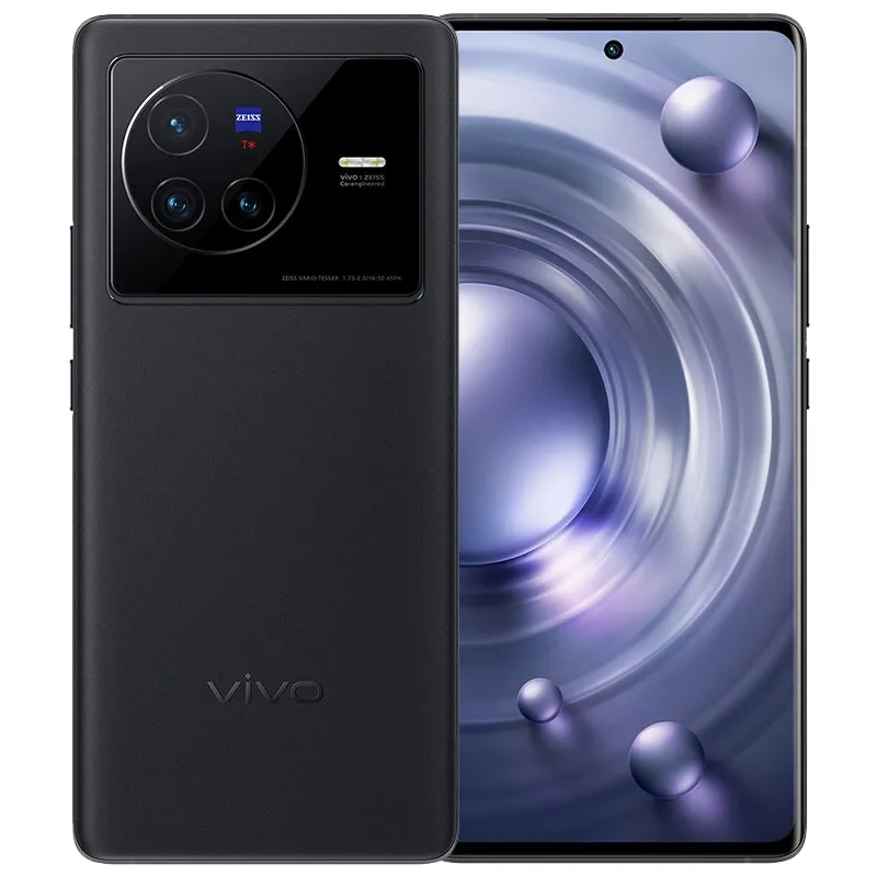 الأصلي Vivo x80 5g الهاتف المحمول 12 جيجا بايت ذاكرة الوصول العشوائي 256GB 512GB ROM OCTA CORE MTK DISTENTY 9000 50MP AF OTA NFC Android 6.78 "