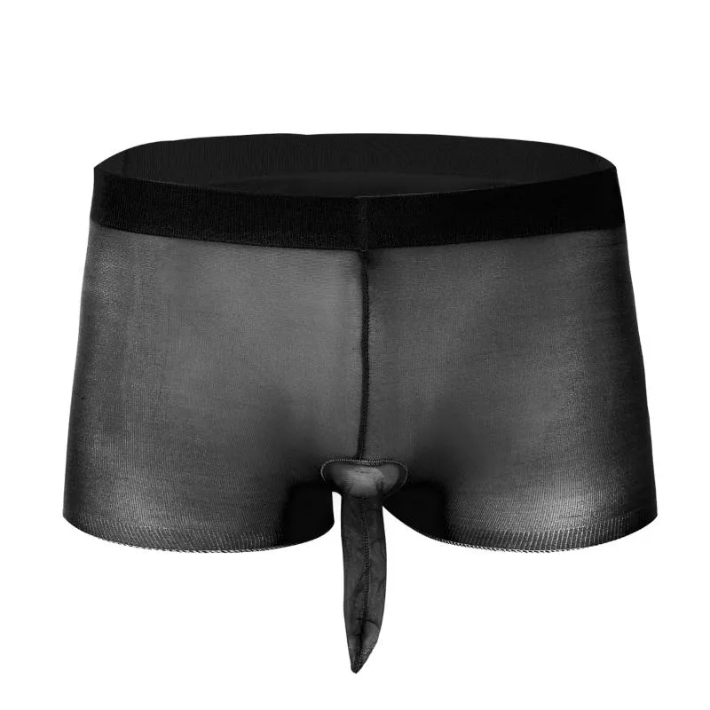 Herren Dessous Boxershort Bulge Pouch Boxer Shorts Durchsichtig