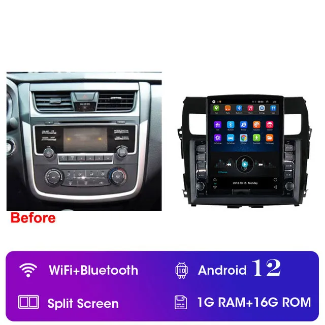 9-Zoll-Android-Touchscreen-Auto-Video-Multimedia-Player für 2013–2017 Toyota Sienna WIFI