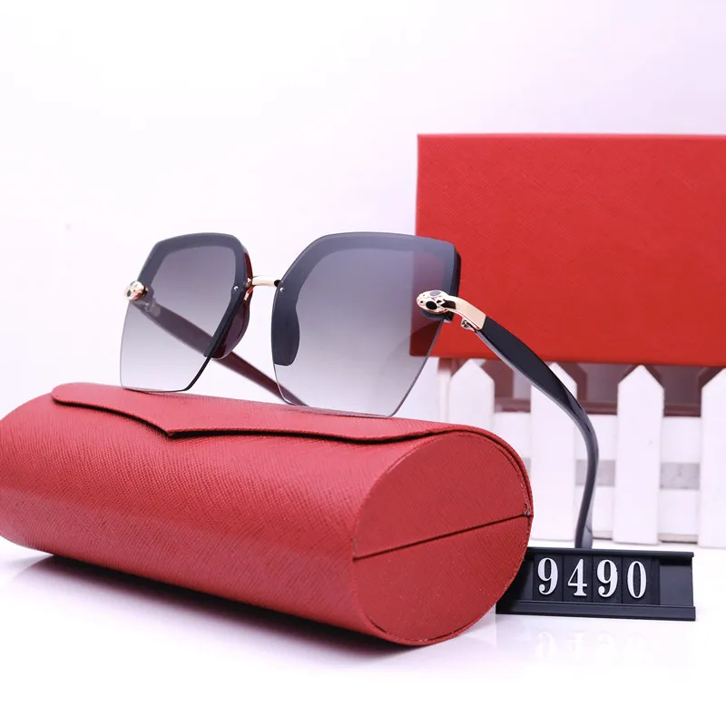 مصمم العلامة التجارية Sunglass عالية الجودة المفصلية المعدنية المفصلية الشمسية من الرجال نظارات الشمس