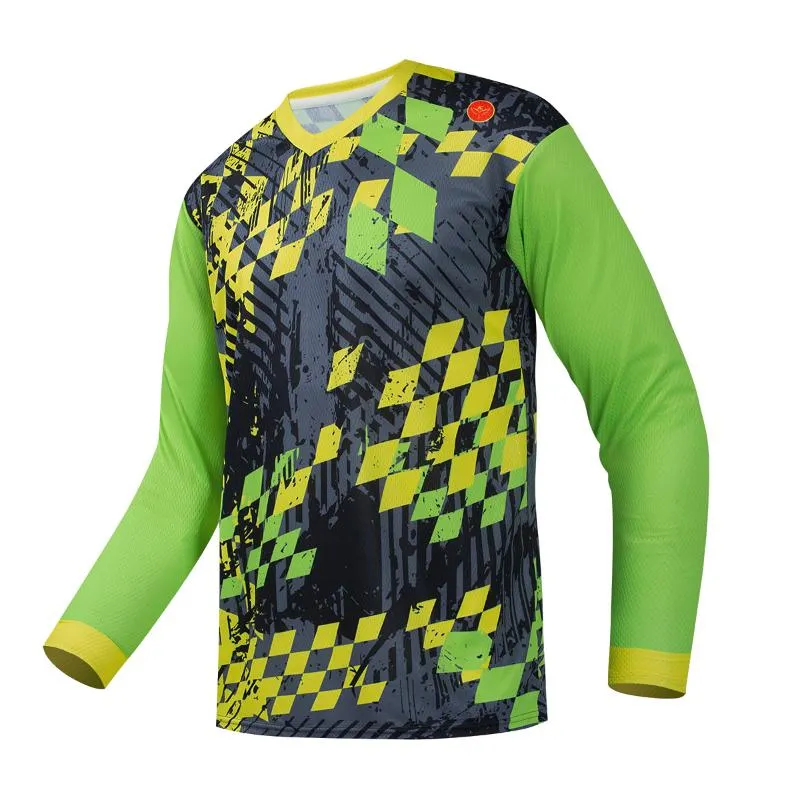 Racing Jackets Keyiyuan 2023 Men Mannen met lange mouwen motorfietsen fietstrui Adem.