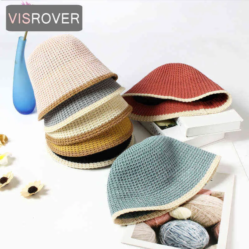 Fish rover Summer Bucket Cap For Women 7 Coloring Small Edge Spring Fish Hat Outdoor Sports Autumn Ladies Hat Gift Wholesale J220722
