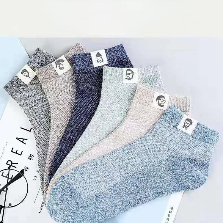 Men's Socks Ankle Men's Mesh No Show Short Funny 10 Pairs Summer Breathable Male Sock Solid White Cycling Gift Fun Invisible ManMen's