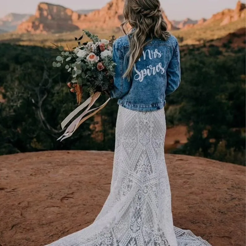 Personalized Denim Coats And Jackets For Women Perfect For Bridesmaids Weddings And Gifts With Name From Pengyuhe 25.56 DHgate.Com