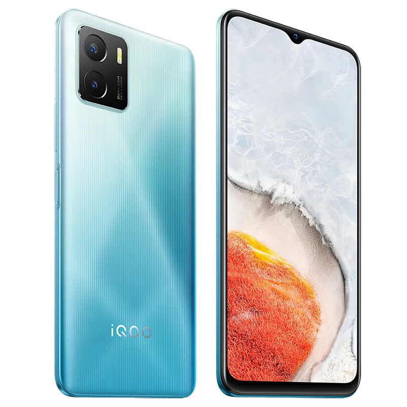 Originele Vivo IQOO U5X 4G LTE mobiele telefoon 4GB RAM 128GB ROM Octa Core Snapdragon 680 Android 6.51 inch LCD-scherm 13.0MP 5000mAh Vingerafdruk ID Face Wake Smart Cellphone