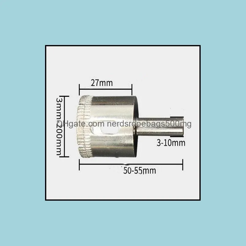 Diamond Hole saw Drill Bit Tool marble glass diamonds core drills bits ceramic tile Bead knife glasses dilator