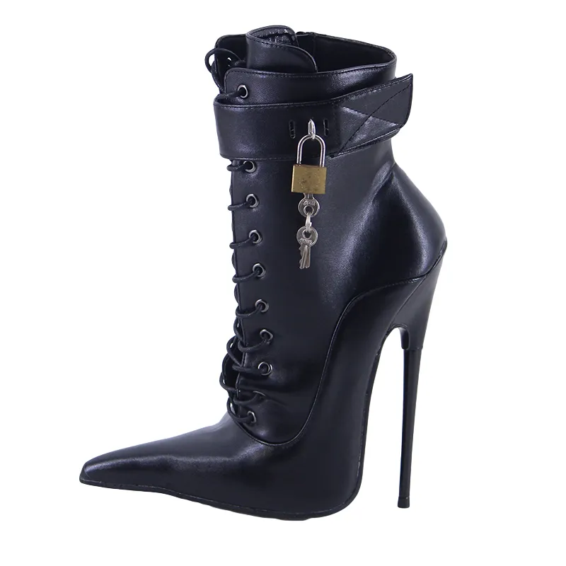 Locked in high heel hot sale boots