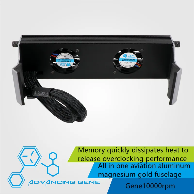 Computer Cables & Connectors Desktop Memory Radiator PWM Temperature Control And Speed Regulation RGB Light Fan Module Overclocking Inte AMD