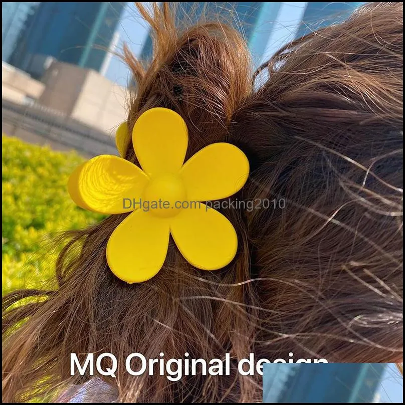 Party Favor Korean net ins with the same net red grab clip big flower shape girl super fairyaccessories female ponytail