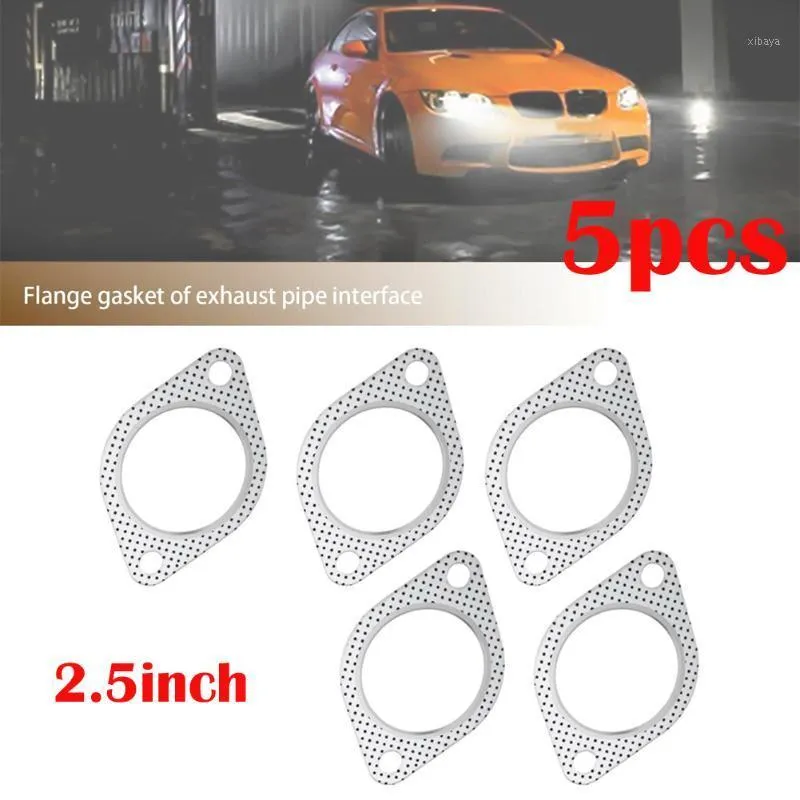 Manifold & Parts Exhaust Gasket 2 Bolt 2.5Inch Downpipe Metal Reinforced Turbo 110mm Car Accessories Safety Protection Pad