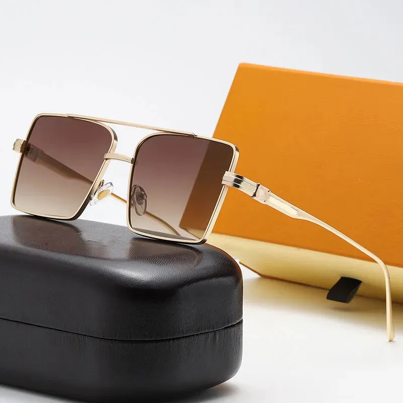 Designer Fashion Sunglasses for Men Unisex Glasses Mens Women Rimless Sun Eyeglasses Silver Gold Metal Frame Eyewear189v