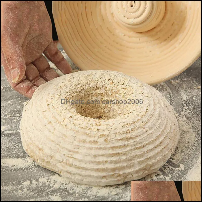 pcs diy bread making tools set inclue basket/covers/ lame/stencil proofing basket sourdough banneton 808 baking & pastry