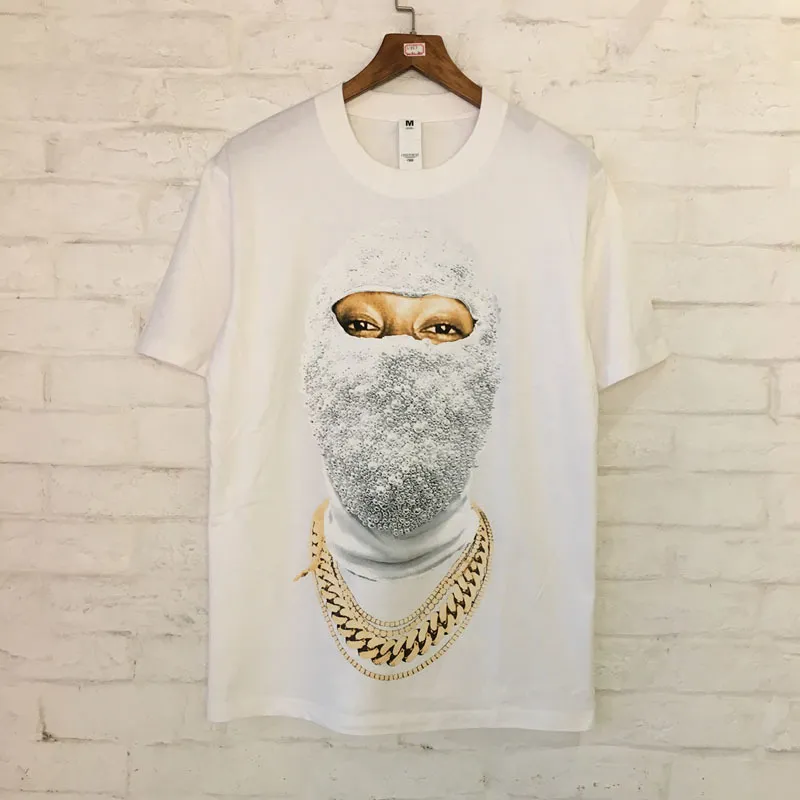 Hip Hop ih nom uh nit RELAXED T shirts SS Summer Style Men Women Pearl Mask Printed Top Tees 220616188N