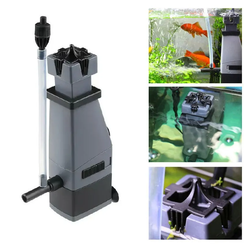 220V rium superficie Skimmer per rimuovere olio Slick Film Remover acqua pompa filtro proteine per acquario di ossigeno Y200917