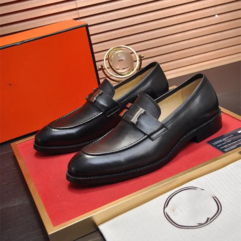 A1 16 Style Hbrand Business Male Shoes Fashion Men Men Wedding Designer Dressal Sholeal Leather Luxury Mens Office Sapato Social Masculino party size 38-45