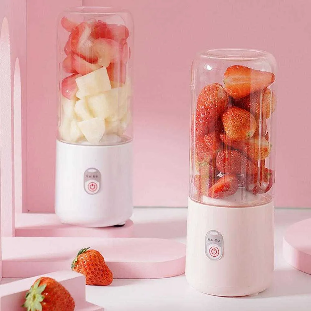 Bärbar mixer USB Electric Fruit Juicer Handhållen smoothie Maker Blender som rör omskyldig Mini Food Processor Juice Cup246e