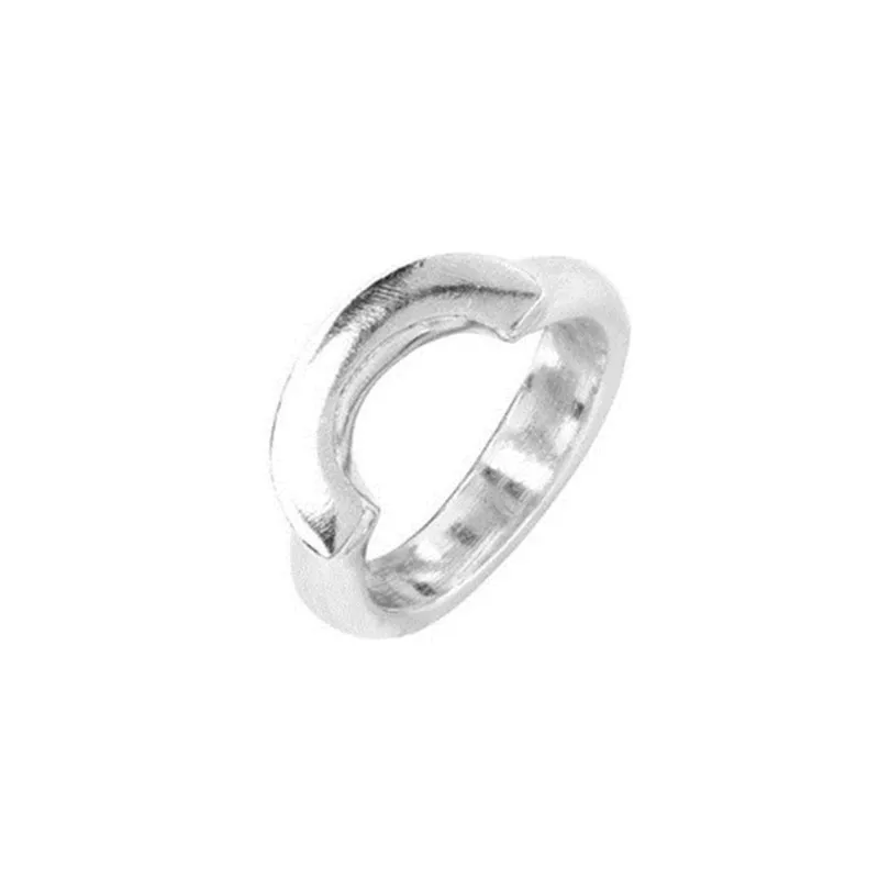 Authentieke bandringen Trenzado Vriendschap Uno de 50 925 Sterling Verzilverd Sieraden Fit Europese Stijl Gift Mannen Dames Ring Ani0597MTL000