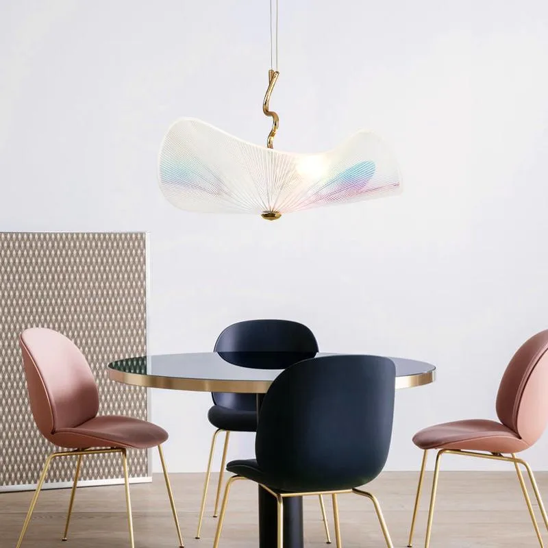 Hängslampor designkänsla konstlampor kreativ personlighet enkel modern designer restaurang bar ljusspendant