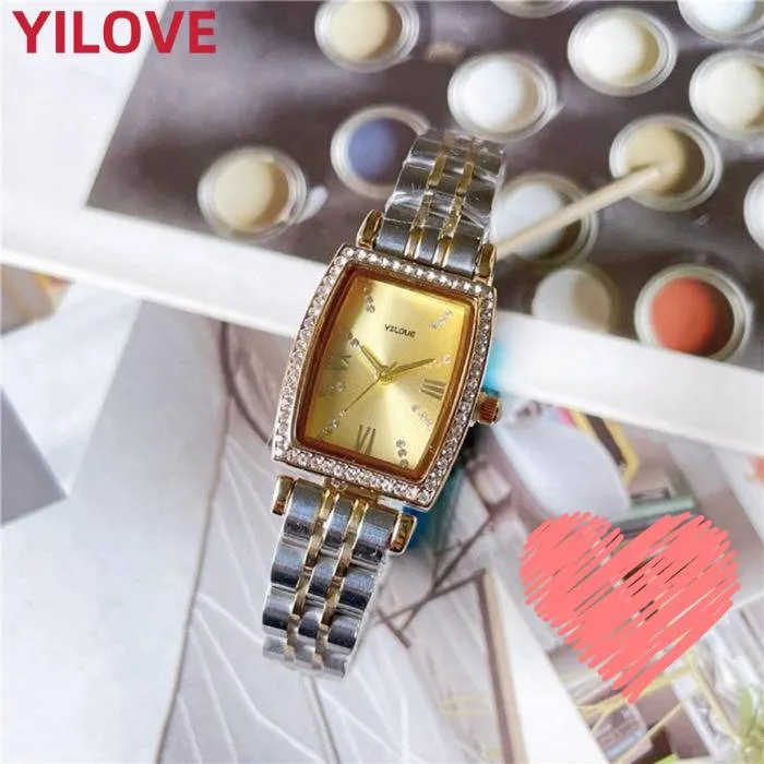 Tous les cadrans chronomètre de travail femmes montre de luxe horloge en acier inoxydable Top marque Quartz mouvement importé vente en gros et au détail diamants montres-bracelets