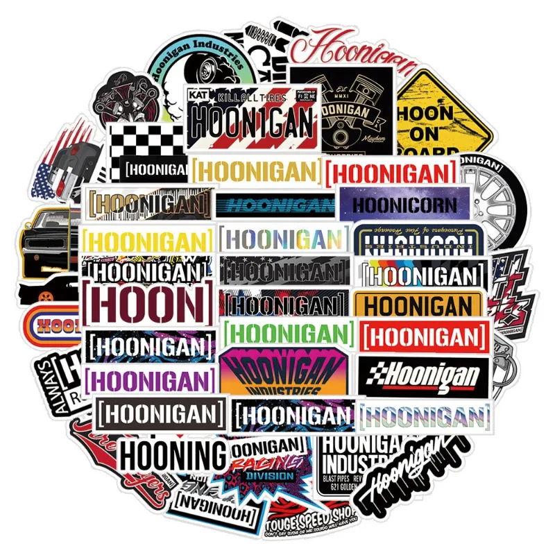 thumbnail image 2 of JDM Car Sticker Set - 5 Pack, Tuning & Hoonigan Style Decals, Glossy Finish, Made In Germany By Stickerkiste 2 of 3