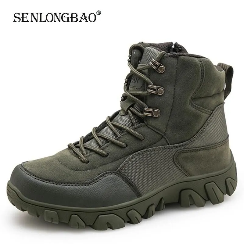 Botas Tácticas Militares Para Hombre, Botas De Desierto Impermeables De  Cuero De Fuerza Especial, Botas De Tobillo De Combate, Zapatos De Trabajo  Para Hombre Del Ejército, Tamaño 3947 210315 De 26,21 €