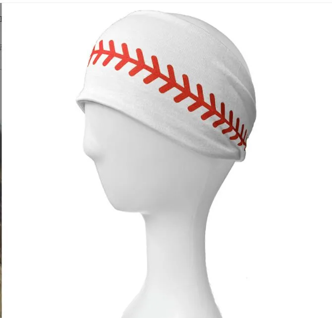 Titan Sportzubehör Stiche Baseball Sport Stirnband Damen Herren Softball Fußball Team Haarbänder Schweiß Stirnbänder Yoga Fitness Schal Sport Handtuch 20 Stile