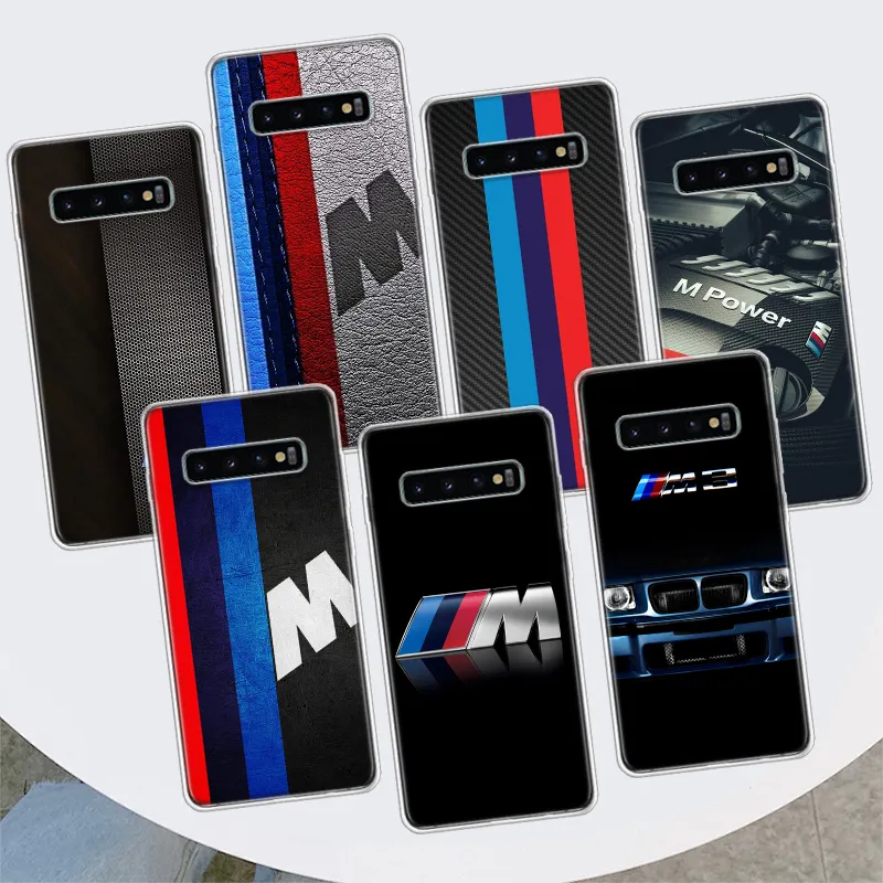 Allemagne voiture de sport M-BMW pour Samsung Galaxy S10 Plus S20 FE S21 S22 Ultra coque de téléphone S10E S8 S9 + J4 J6 J8 boîtier Coque Coque