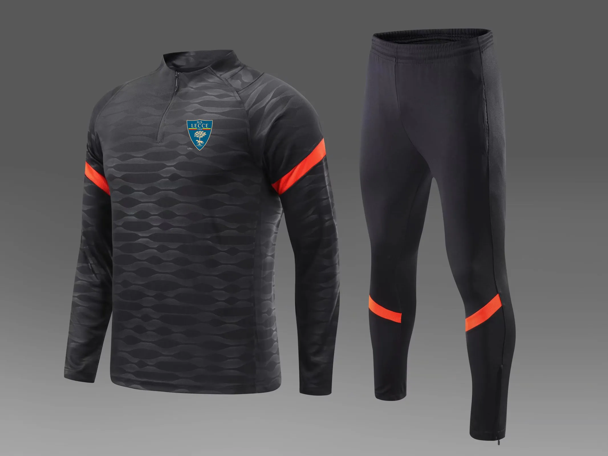 US LECCE Men's Tracksuit Suisse Sports Sports Automne et Hiver Kits Home Kits Sweat-shirt décontracté 12-2xl