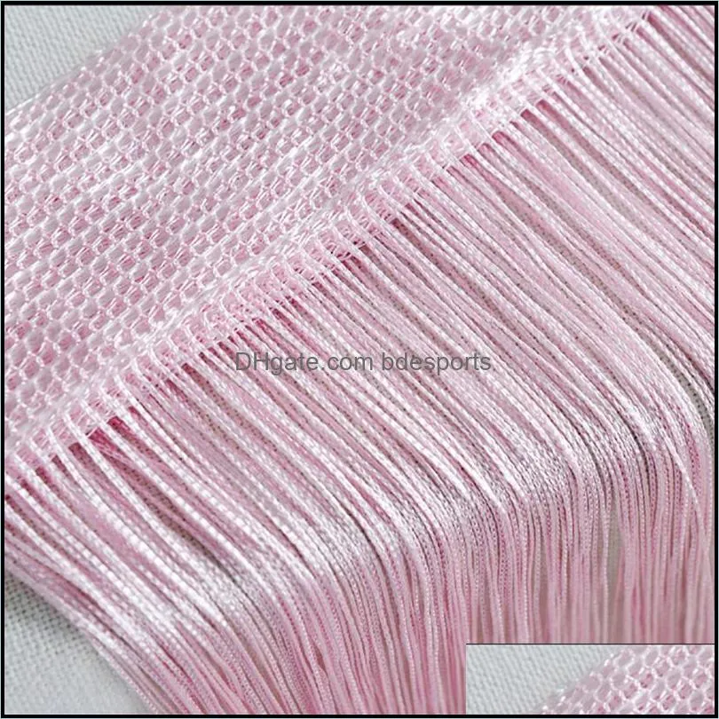 String Curtains Patio Net Fringe For Door Screen Windows Divider Cut To Size String Curtain Shiny Tassel Line Curtains