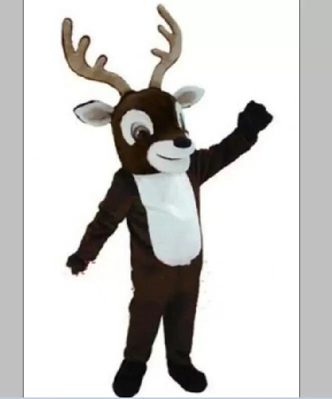 2022 new High quality Christmas Deer Elk Furry Mascot Costume Party Dress Outfits Clothing Carnival Adult Unisex Fursuit