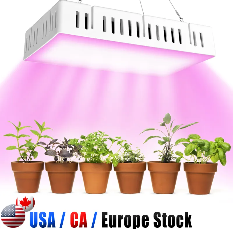 Luces de cultivo LED de 1500W con luces de Grow Spectrum para plantas hidropónicas interiores Bloom Vegetal Greenhouse Lámparas de crecimiento Crestech
