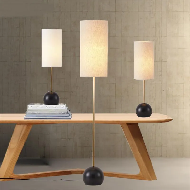 Lampadaires Lampe Nordique Salon Moderne Chambre Lumière Mode Led Simple Chevet Vertical ZA8161Floor