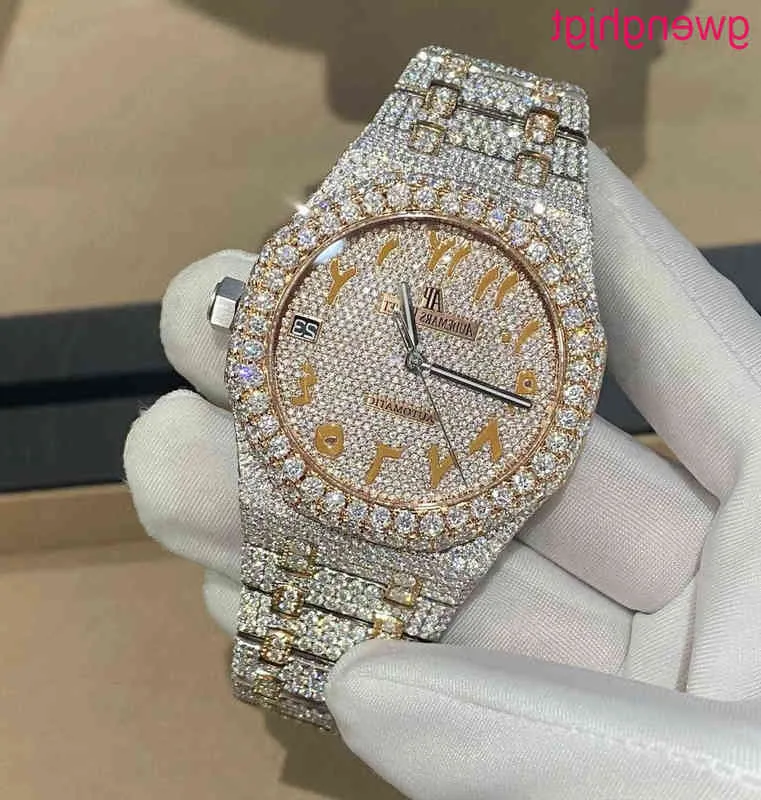 Tiktok Explosion Celebrity High-end Large Dial Wristwatches Diamond-studded Star Three-eye Diamond-studdeds Waterproof Quartz Watch 0ddxxs LWDK