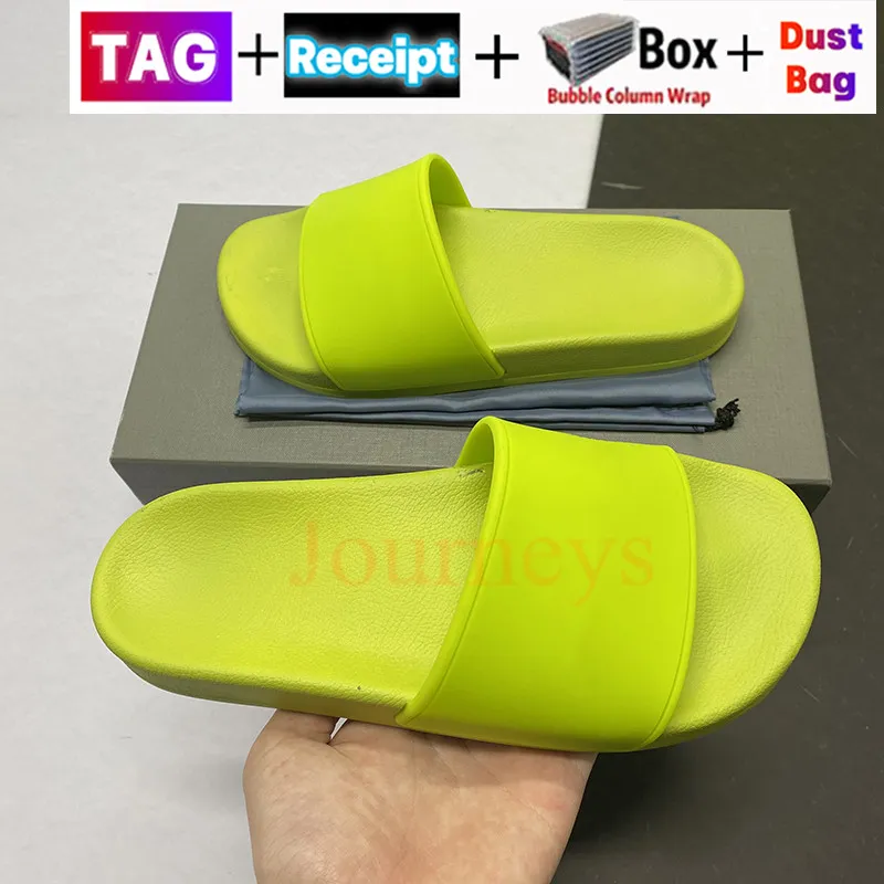 Fashion Pool Slippers Beige Fluo Green Black White Writing Slides Pink grey Lime mens Women Flat Slide Sneakers Beach Indoor Shower Room Outdoor Sandals men Trainers