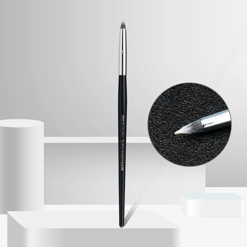 24 # pinceau fard à paupières Eyeliner fumé pinceau Smoky Liner pinceau de mélange conique professionnel outils de maquillage des yeux