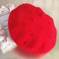 2016 Baby Girls Pearl Wool Felt Beret Multicolor Painter Hat...