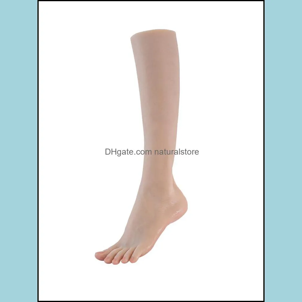 Silicone Beautiful Feet Mannequin Female Leg Teaching Foot Model False