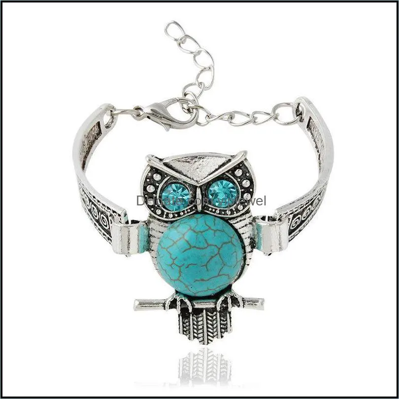 charm bracelets vintage designer retro elephant owl boho bracelets jewelry charm bracelets bangles vipjewel