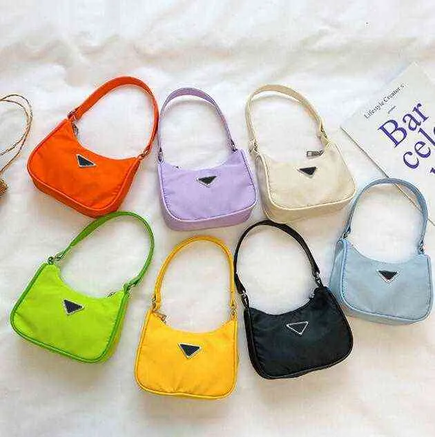 Bolsas femininas luxuosas, moda infantil, bolsas de um ombro, letras fofas, casual, portátil, mensageiro, acessórios, bolsa infantil, bolsa de grife